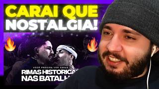 RIMAS HISTÓRICAS nas BATALHAS! 🔥| REACT BAUEB