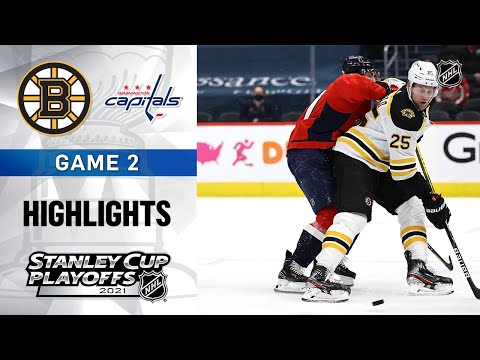 First Round, Gm 2: Bruins @ Capitals 5/17/21 | NHL Highlights