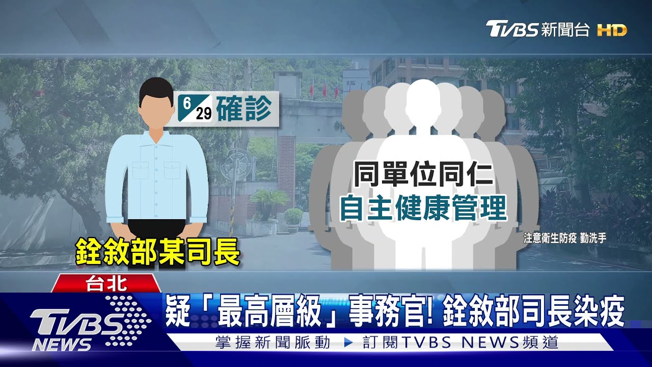 疑「最高層級」事務官！　銓敘部司長染疫