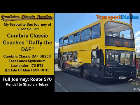 *SO Good!* Cumbria Classic Coaches DAF DB250 East Lancs Myllenium: J70 BTS
