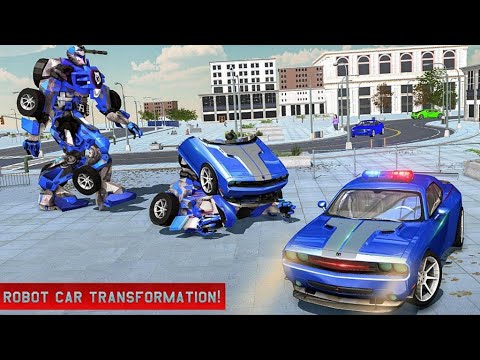 US Police Transform Cop Robot Car Transformation Game #2 - Android Gameplay