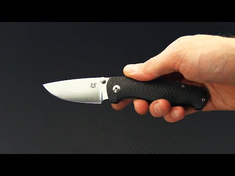 Fox Knives Tur 528 Carbon Fiber Vox Design 2 95 Satin Elmax Steel