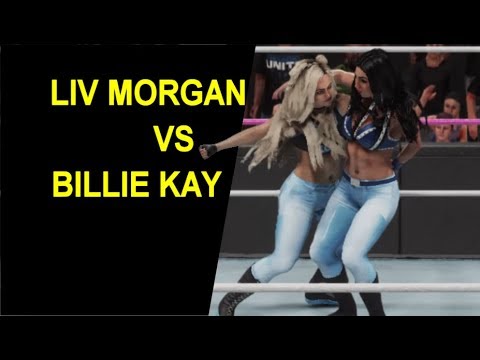 WWE 2K19 Liv Morgan vs Billie Kay - Blue Jeans Knockout Match