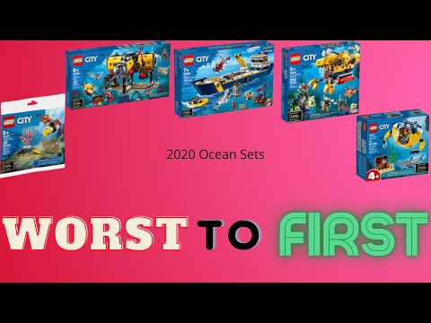 Worst to First 2020 Lego City Ocean Sets