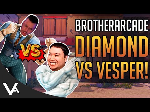 FT10 VS VesperArcade! My Casual Brother Reaches Diamond Rank (Street Fighter 5)