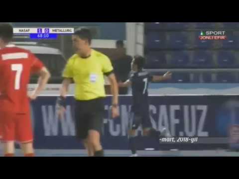Superliga, 4-tur: Nasaf – Metallurg. Suhrob Nurullayev goli (30.03.2018)