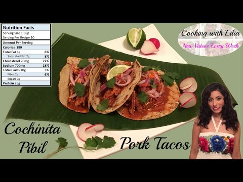 Cochinita Pibil Recipe - Slow Cooker Pork - Pulled Pork Tacos - How to make Cochinita Pibil