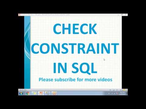 Learn Check Constraints in SQL - Mind Luster