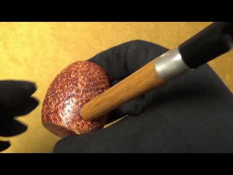 Pipa Viprati sabbiata con  vera in argento -  Fancy Apple (VI137)