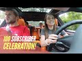 100 Subscriber Celebration! Steph and my sister learn to drive manual!