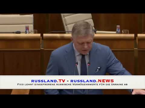 Fico lehnt eingefrorene russische Vermögenswerte für die Ukraine ab