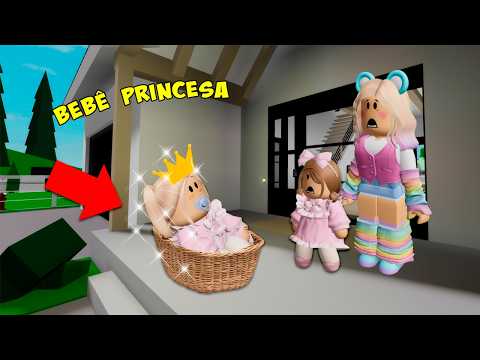 ENCONTRAMOS UMA BEBÊ PRINCESA PERDIDA DO LADO DE FORA DA NOSSA CASA EM BROOKHAVEN 👸