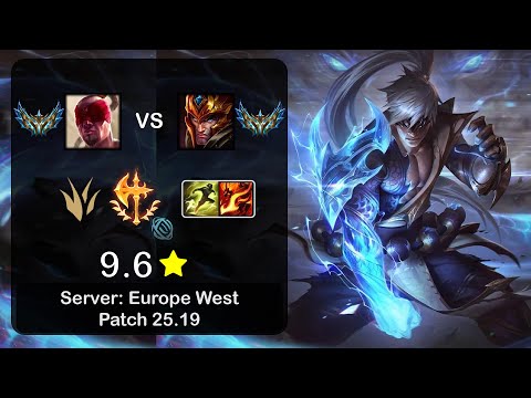 Lee Sin Jungle vs Jarvan IV - EUW Challenger - Patch 25.19