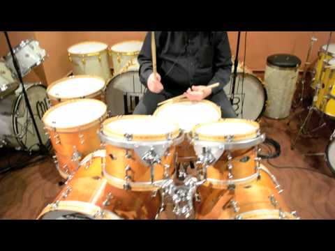 Steve Maxwell Vintage Drums - (Craviotto 7-Piece Hybrid Drum Set w/Wood Hoops - 3/23/13)