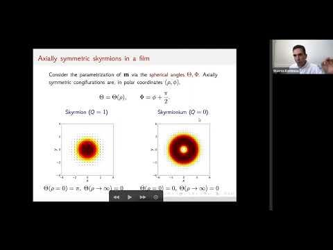 Dr Stavros Komineas (U of Crete) Skyrmions as Versatile Solitons