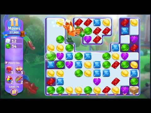 Wonka's World of Candy Level 74 - NO BOOSTERS + FULL STORY 🍫 | SKILLGAMING ✔️
