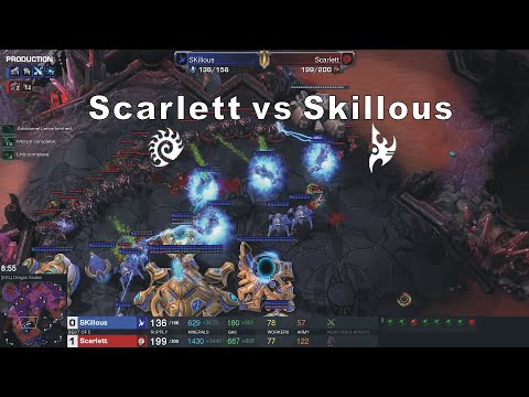 Starcraft II ESL Masters 2023 Summer Jun17 Scarlett(Z) v SKillous(P) Game 1 MAPS-[ESL] Dragon Scales