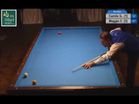 2/2 MAGGIO vs C GOMEZ - 23°CAMPIONATO MONDIALE  BILIARDO 2017