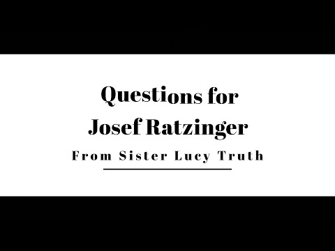 Questions for Josef Ratzinger from Dr.  Chojnowski - SLT