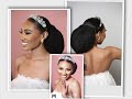 TUTORIAL- NATURAL HAIRSTYLE FOR BRIDE | BRIDAL | WEDDING HAIRSTYLE FOR BLACK BRIDE | BRIDAL UPDO
