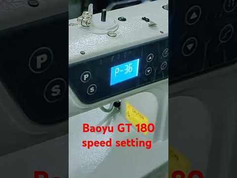 Baoyu GT-180 Speed setting #sewingmachine  #shortsfeed