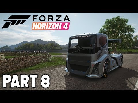 Forza Horizon 4 | Walkthrough Gameplay | Part 8 | Truck Racing | Xbox One