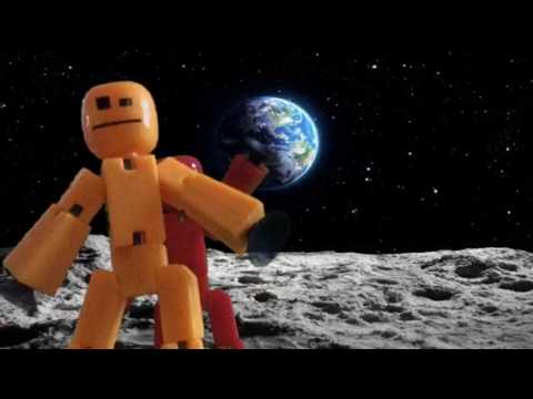 Boy farting on the moon