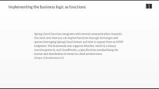 094  Chapter 16  Serverless applications with Spring Cloud Function