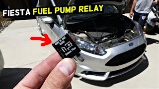 FORD FIESTA FUEL PUMP RELAY LOCATION MK7 ST