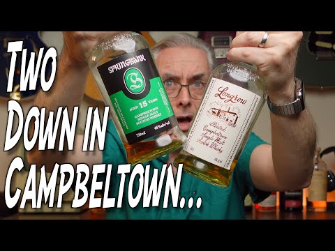 Springbank 15 and Longrow Peated Campbeltown Single Malt Scotch Whisky