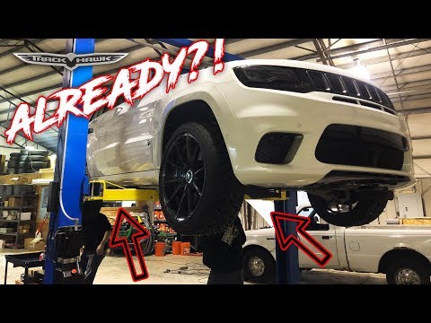 The TrackHawk is already getting new rear axles and one piece driveshaft