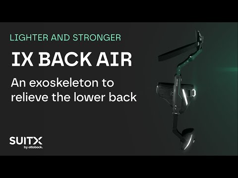 IX BACK AIR - A lightweight exoskeleton to support the back