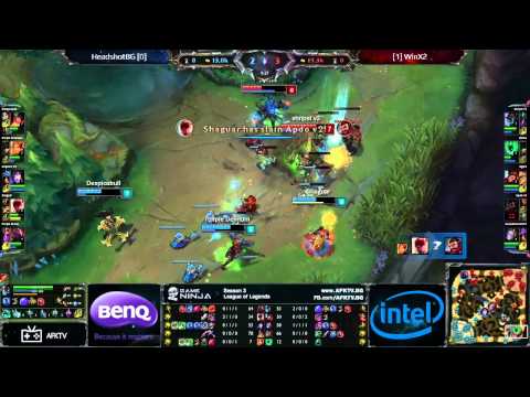 Game Ninja LoL #3 - HEADSHOTBG vs Winx2