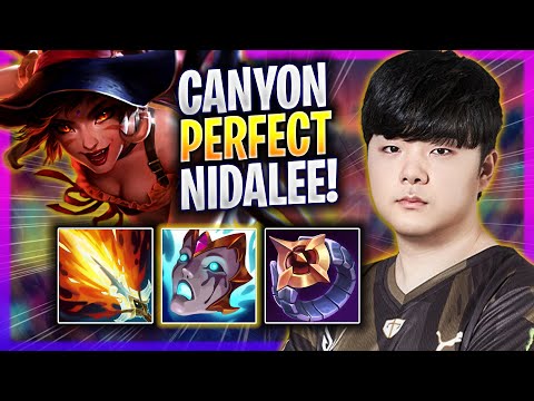 CANYON PERFECT GAME WITH NIDALEE! - GEN Canyon Plays Nidalee JUNGLE vs Rell! | Season 2024