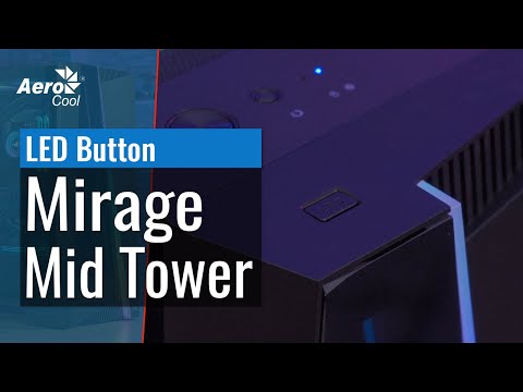 AEROCOOL PGS MIRAGE-G-BK-V1 ARGB dėklas video