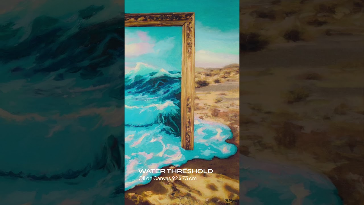 Water Threshold / Umbral de Agua - Contemporary figurative oil painting #shorts