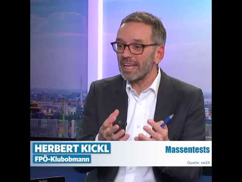 Herbert Kickl zieht Vergleich zwischen Massentests und Planquadrat