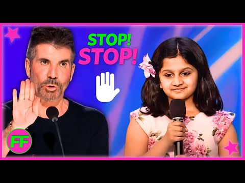 Souparnika: 10-Year-Old Indian Girl STOPPED Mid-Song by Simon!