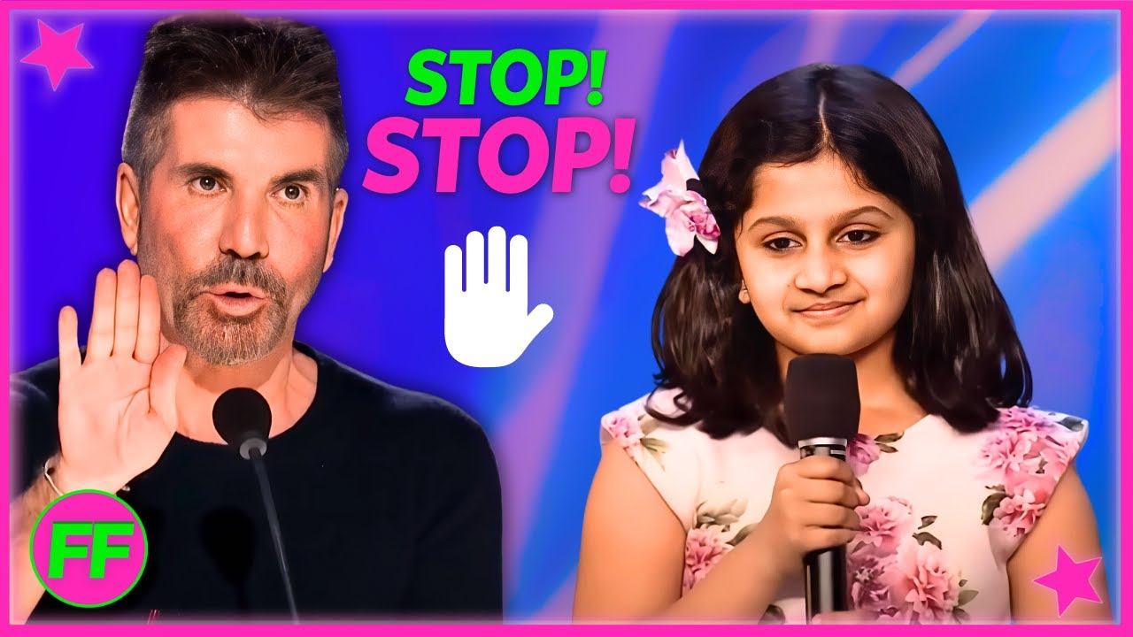Souparnika: 10-Year-Old Indian Girl STOPPED Mid-Song by Simon!
