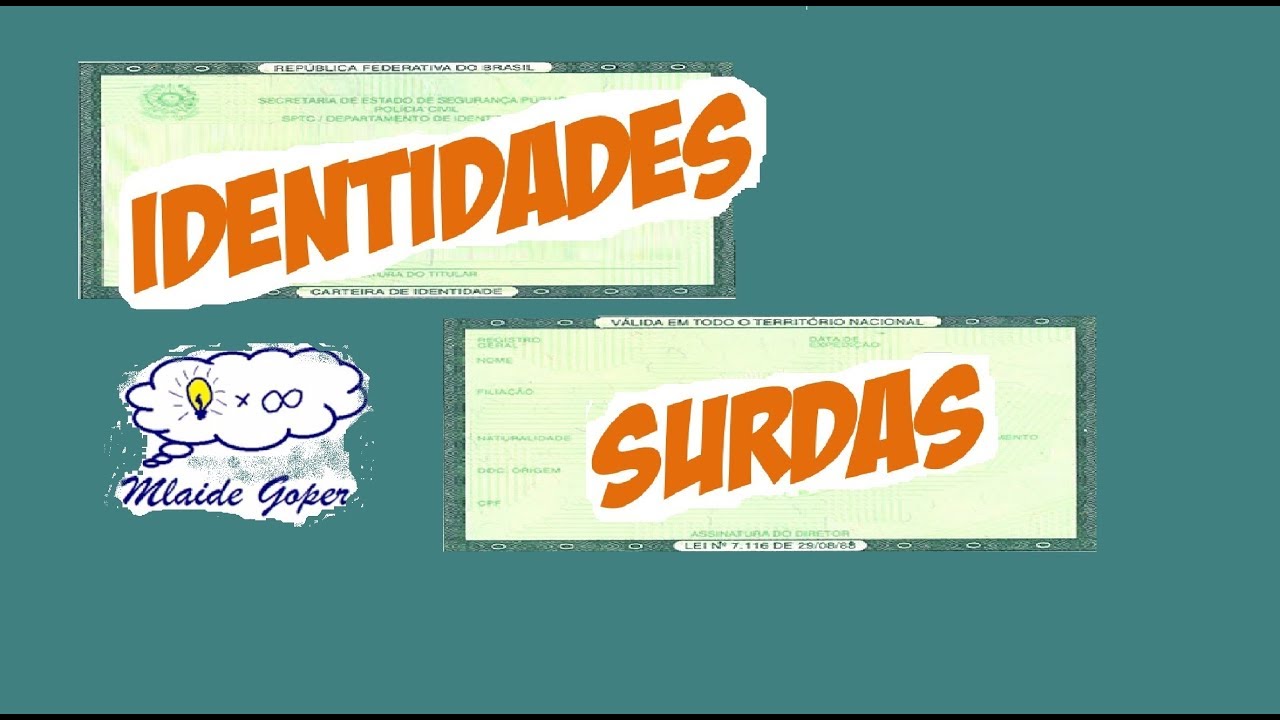 IDENTIDADES SURDAS   Aprendendo e fazendo questões de concurso.