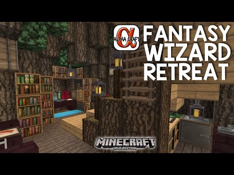 SpiderWeb Ninja - Wizard Tree House in Fantasy Forest - Alphacraft Season 2 Minecraft SMP