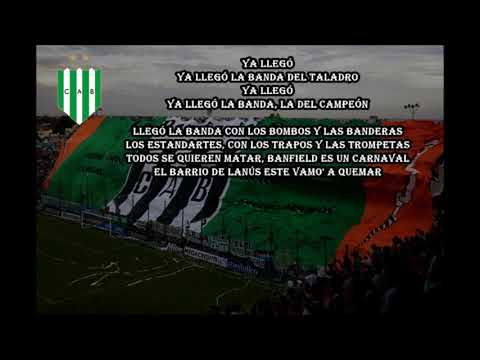 "Ya llego la banda del taladro" Barra: La Banda del Sur &bull; Club: Banfield