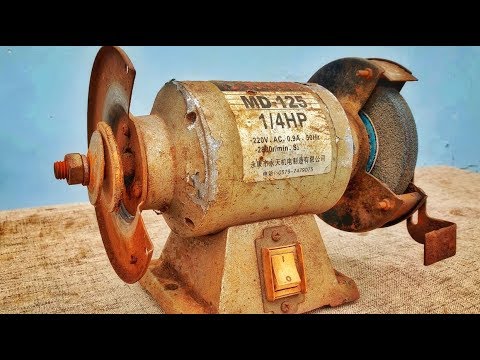 Restoration Grinder Old | Rusty and broken grinder | Awesome tool Restore