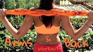 Get Rid of Flabby Arms and Tone Your Back Workout