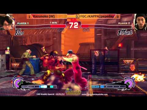 VSB Weekly Special - USF4   Kazunoko vs pepeday (Grand Finals)