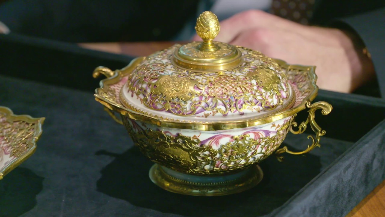 Lavish Holy Roman Emperor Porcelain Bowl at Bonhams Fine European Ceramics sale