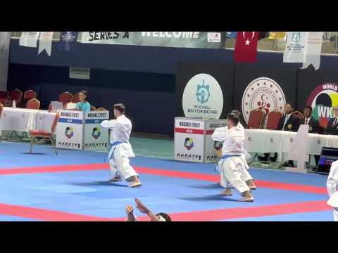 Turkey (Turkiye) Kanku Sho Male Team Kata Karate 1 series A Kocaelí turkey