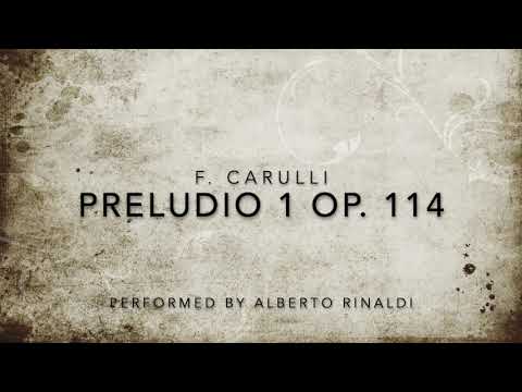 F. Carulli - Preludio n. 1 Op. 114 - Performed by Alberto Rinaldi
