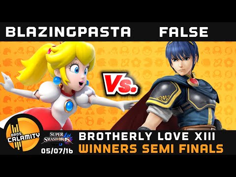 BLXIII | FSG|BlazingPasta (Peach) vs LoF False (Marth) - Winners Semi Finals - Sm4sh Singles