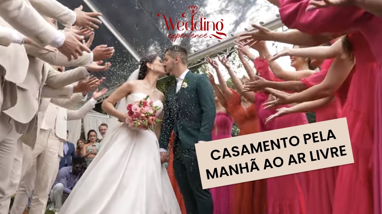 Casamento Perfeito pela manhã ao ar livre: Wedding Experience da Gabriela&Ricardo em Foz do Iguaçu